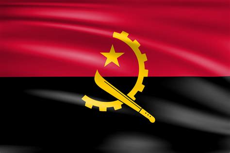 flagge von angola